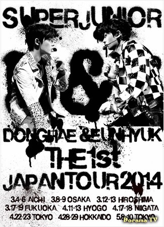 дорама SUPER JUNIOR D&amp;E THE 1st JAPAN TOUR 2014 26.03.16